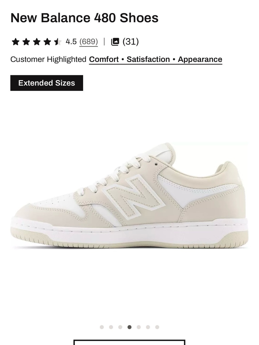 Women's 480 Leather Court Lifestyle Sneakers